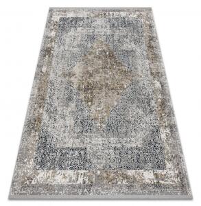 Moderní koberec TULS strukturální, střapce 51323 Vintage, rámu, růži velikost 80x150 cm | krásné koberce cz