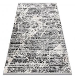 Moderní koberec TULS strukturální, střapce 51322 Mramor šedá / slono velikost 200x290 cm | krásné koberce cz