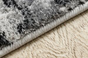 Moderní koberec TULS strukturální, střapce 51322 Mramor šedá / slono velikost 280x370 cm | krásné koberce cz