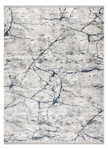 Moderní koberec TULS strukturální, střapce 51320 Mramor slonová kost velikost 140x190 cm | krásné koberce cz
