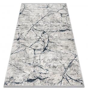 Moderní koberec TULS strukturální, střapce 51320 Mramor slonová kost velikost 80x150 cm | krásné koberce cz