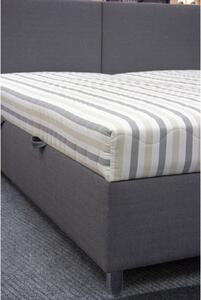 Čalouněná postel Colorado 180x200, šedá, včetně matrace