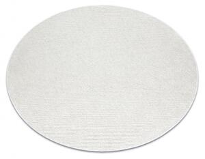 Dywany Luszczow Kusový koberec CASABLANCA PLUS kulatý krémový Jednobarevný, smyčkový Rozměr koberce: 100 cm KRUH