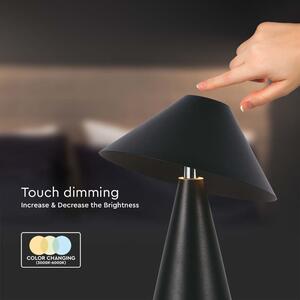 LED Solution Černá LED stolní nabíjecí lampa 240mm 3W 7947