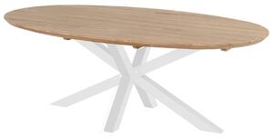 Zahradní oválný stůl Stephanie Hartman o rozměru 240x140cm Barva: white
