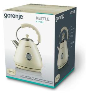 GORENJE K17CLI - Rychlovarná konvice 1,7 l 2200W/230V béžová