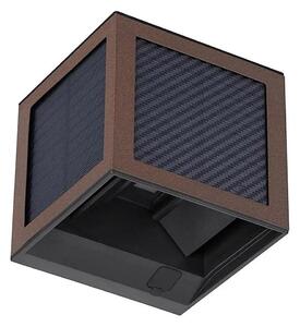 LED Solární nástěnné svít. se sen LED/9W/3,7V 3000/4000/6000K IP65 2600mAh hnědá