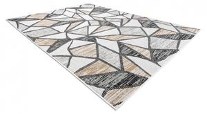 Koberec SISAL COOPER Mozaika 22208 ecru / černý velikost 160x220 cm | krásné koberce cz