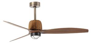 FARO 33436WT1N - LED Stm. vent. WEAVER M 16W/230V pr. 128 cm hnědá/mosaz WT + DO