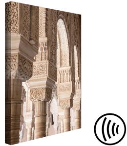 Obraz Krajky sloupů (1-částý) svislý - městská architektura v Maroku