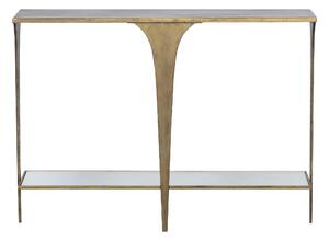 Konzolový stolek coops 140 x 101 cm mosaz