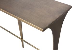 Konzolový stolek coops 140 x 101 cm mosaz