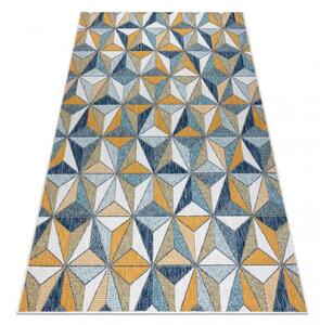 Koberec SISAL COOPER Mozaika, Trojúhelníky 22222 ecru / černý velikost 160x220 cm | krásné koberce cz