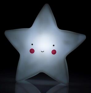 KIK KX9935_14 Dětská LED lampička Hvězdička - bílá