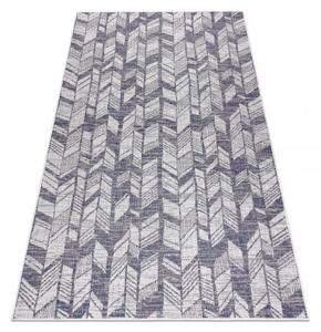 Dywany Luszczow Kusový koberec SISAL SION Rybí kost 22180 ecru / modrý / růžový Rozměr koberce: 120 x 170 cm