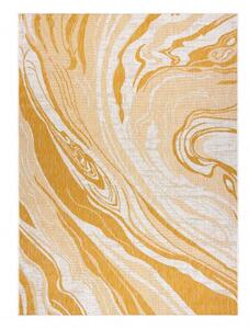 Koberec SISAL SION Mramor 22169 ploché tkaní ecru / žlutá / béžový velikost 180x270 cm | krásné koberce cz