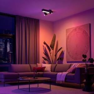 PH 8720169318670 Hue 50608/30/P7 Hue WACA Centris stropní LED svítidlo 1x25W+GU10 3x5,7W 2810lm 2000-6500K RGB IP20 černá - PHILIPS
