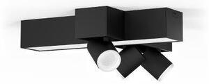 PH 8720169318670 Hue 50608/30/P7 Hue WACA Centris stropní LED svítidlo 1x25W+GU10 3x5,7W 2810lm 2000-6500K RGB IP20 černá - PHILIPS