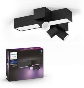 PH 8720169318670 Hue 50608/30/P7 Hue WACA Centris stropní LED svítidlo 1x25W+GU10 3x5,7W 2810lm 2000-6500K RGB IP20 černá - PHILIPS