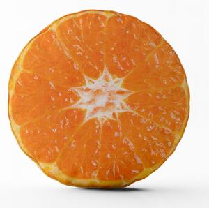 Sablio 3D polštář ve tvaru Pomeranč