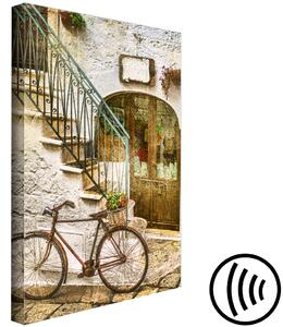 Obraz Kolo u kamenných schodů - fotografie italského města