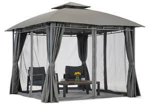 Garden Point Sicily 3x3m antracitový zahradní pavilon