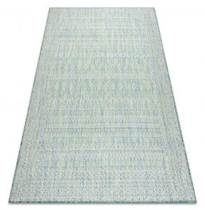 Dywany Luszczow Kusový koberec SISAL SION aztécký 22184 Diamanty zelená / modrý / ecru Rozměr koberce: 200 x 290 cm