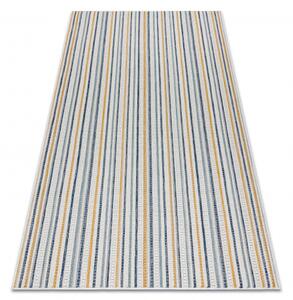 Dywany Luszczow Kusový koberec SISAL COOPER Pruhy, Etno 22237 ecru / tmavě modrá Rozměr koberce: 200 x 290 cm