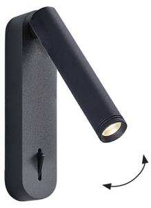 LED Nástěnné bodové svítidlo ABRIEL LED/6W/230V černá