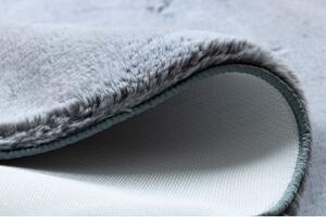 Kusový Kulatý pratelný koberec LAPIN shaggy, protiskluzový, šedá / slonová k velikost kruh 100 cm | krásné koberce cz