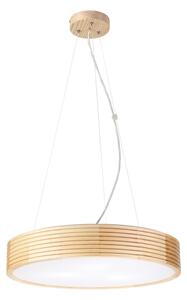 Lustr na lanku NATURAL MODERN 3xE27/15W/230V pr. 47,5 cm borovice