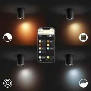 PH 8720169319998 Hue WA Pillar bodové LED svítidlo GU10 1x5W 350lm 2200-6500K IP20 černá - PHILIPS