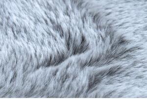 Kusový Kulatý pratelný koberec LAPIN shaggy, protiskluzový, šedá / slonová k velikost kruh 100 cm | krásné koberce cz