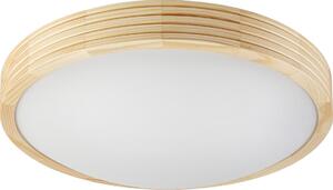 Stropní svítidlo NATURAL MODERN SLIM 2xE27/15W/230V pr. 37,5 cm borovice