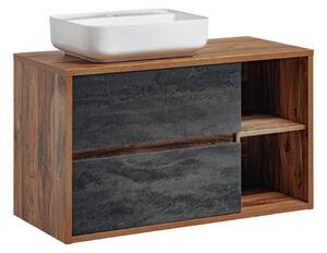 Koupelnová skříňka HAMPTON B 100cm + umyvadlo