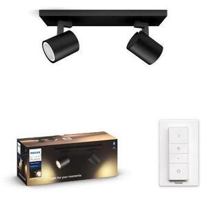 PH 8720169320352 Hue WA Runner bodové LED svítidlo GU10 2x5W 350lm 2200-6500K IP20 černá +ovladač - PHILIPS