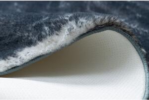 Kusový Kulatý pratelný koberec LAPIN shaggy protiskluzový, slonová kost / če velikost kruh 180 cm | krásné koberce cz