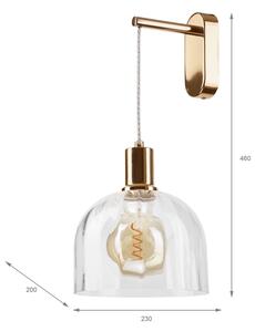 Nástěnná lampa VIVE 1xE27/15W/230V zlatá
