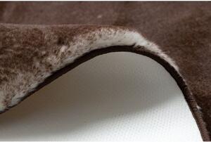 Kusový Kulatý pratelný koberec LAPIN shaggy protiskluzový, slonová kost / čo velikost kruh 100 cm | krásné koberce cz