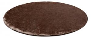 Kusový Kulatý pratelný koberec LAPIN shaggy protiskluzový, slonová kost / čo velikost kruh 100 cm | krásné koberce cz
