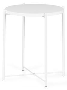 ModernHome Odkládací stolek 42 cm - bílý, CF01