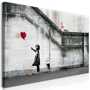 Obraz XXL Dívka s balónkem od Banksyho II