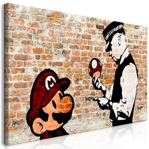 Obraz XXL Busted Mario II