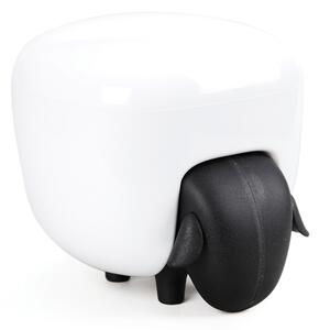 Dóza se zásuvkou SheepShape Container 10227, černá/bílá QUALY DESIGN