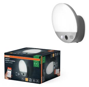 Chytré venkovní nástěnné svítidlo Wifi Camera Round s kamerou, Teplá Bílá