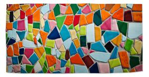 Sablio Ručník Barevná mozaika - 70x140 cm