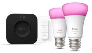 PH 8720169374683 Hue WCA 2 x smart žárovka A60 E27, 8,1W, 1100lm, 1000-20000K RGB, vypínač se stmívačem, bridge - PHILIPS