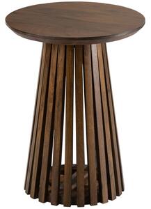 Hnědý mangový odkládací stolek J-line Vincenzo 40 cm