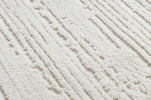 Koberec SEVILLA AC53B pruhy bílá střapce, Berber, Maroko, Shaggy velikost 120x170 cm | krásné koberce cz