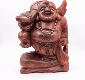 Buddha - dřevěná socha Feng shui BUD25